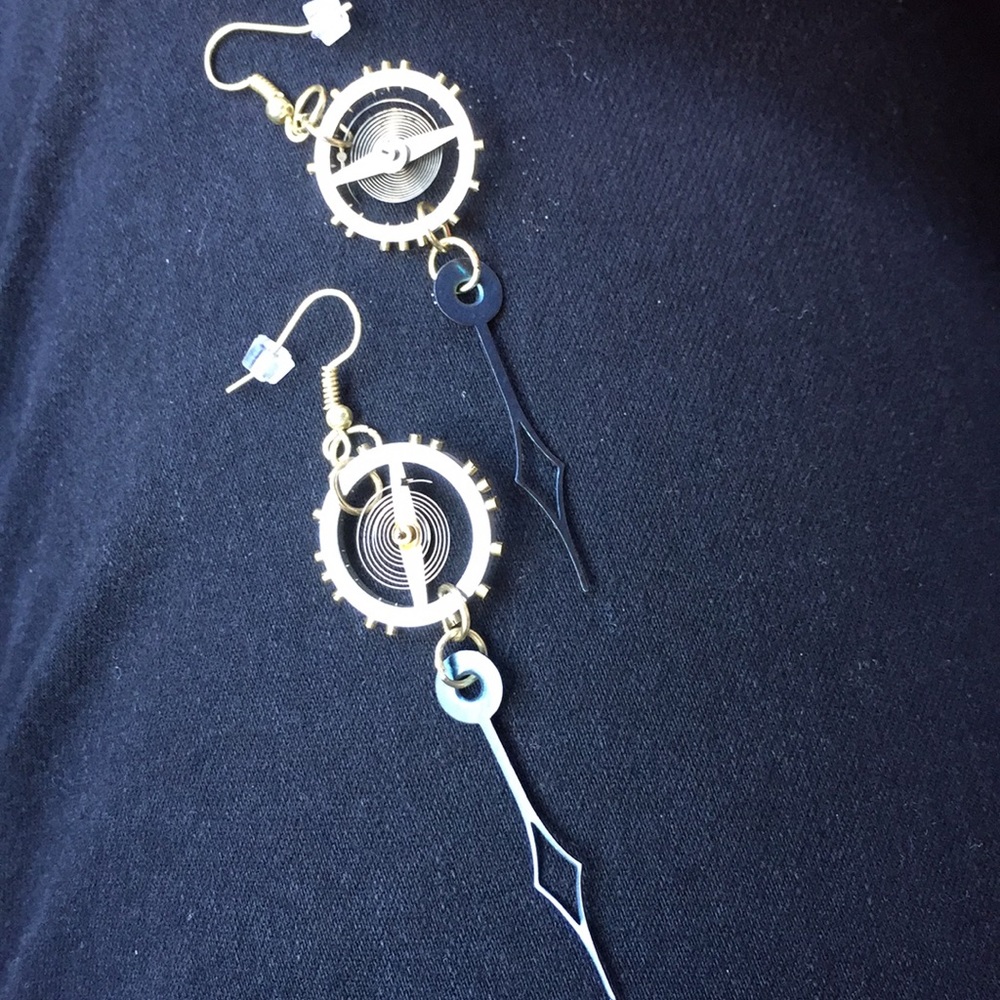 Inner workings of a clock/tiny screws/Springs/hand